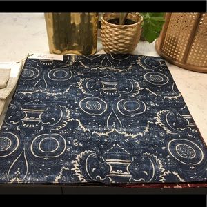 Hand Printed Linen Fabric Bundle - Pillow Fabric